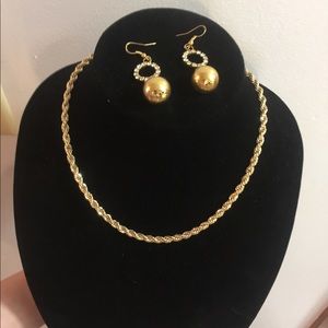 New earrings and necklace set